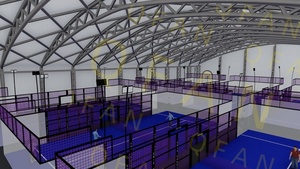 Cancha de Pádel con Techo APEX, Carpa para Cancha de Pádel de Fábrica China - Product Image 5