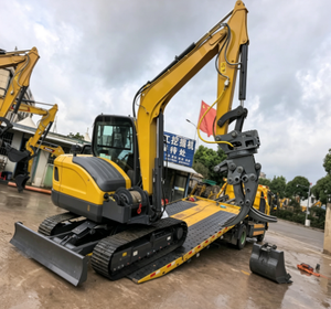 Excavadora Compacta de Orugas de 6 Toneladas de Alto Rendimiento, Nueva de Fábrica, Directa de Fábrica, Confiable, Modelo XE60G PRO, con Motor de Alta Eficiencia y PLC - Product Image 2