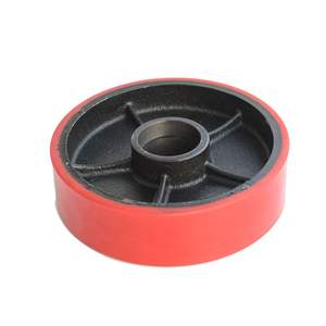 Roue de palettes hydraulique manuelle Noli 80x70mm en PU pour sols intérieurs, pièces de chariot élévateur - Product Image 1