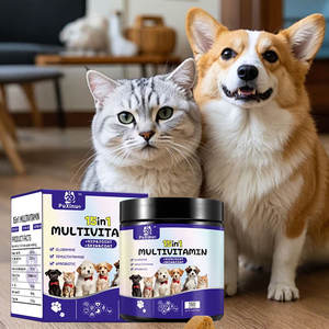 نكهة باتوس 15 + 1 لينة لذيذة متعددة الفيتامينات الكلب القط يعامل الوجبات الغذائية الصحية للأمعاء كوادريل معطف الجلد المفصلي العناية اللحوم المصنوعة - Product Image 1