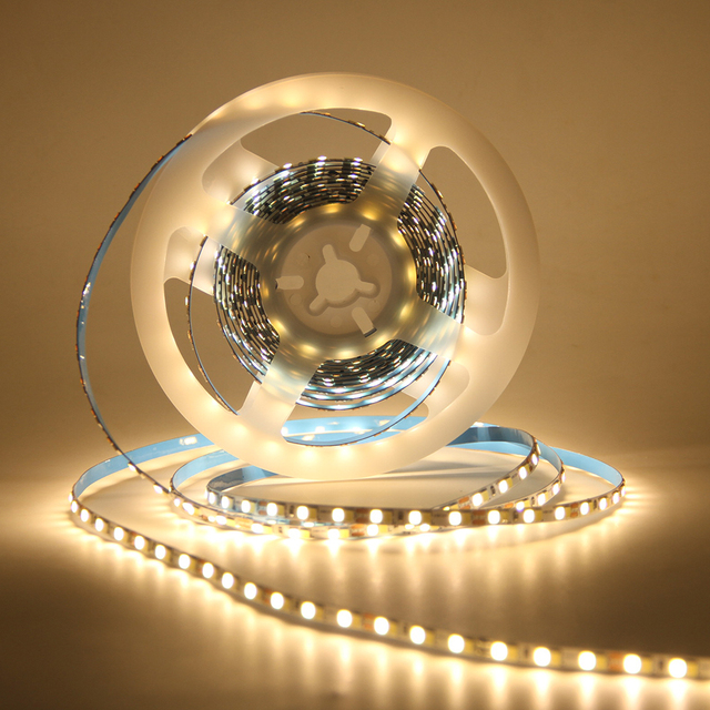 Flexible Strip Light 5mm Adjustable Color Led Strip Light 12V 2x90 High Brightness SMD2835 LEDs