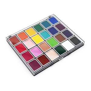 24 colores OEM pintura corporal proveedores Pastel UV neón cuerpo débil paletas que brillan en la oscuridad pintura lavable pintura facial - Product Image 3