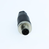 Connecteur M12 modulaire multi-mode à 4 broches, supportant une longueur de câble personnalisable sur site