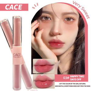 Vente chaude faible saturation étanche longue durée brillant miroir mat châtaigne étudiant rouge à lèvres brillant à lèvres - Product Image 6