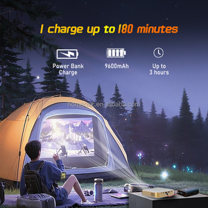 Projecteur <span class=keywords><strong>LED</strong></span> Full HD natif 1920*1080P DLP 2.4G/5G WiFi 2K 4K Smart Beamer pour film Miracast Palm Size Android pour Office - Product Image 5