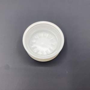 Pot en verre rond blanc de 5 ml imprimé sur mesure avec couvercle en plastique à sécurité enfant pour crème pour les yeux, cire et huile concentrée (forme personnalisée) - Product Image 6