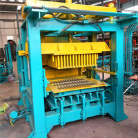 Automatique bloc de béton matériel de construction briques sur les machines