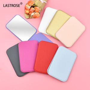 Espejo de Maquillaje Portátil Minimalista Plegable con Iluminación de Alta Definición, Personalizado, de Una Sola Cara, con Función de Aumento, Herramienta Cosmética de PU - Product Image 2