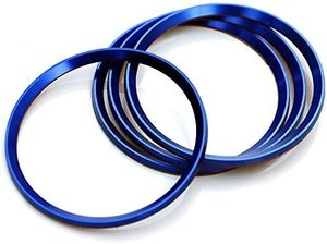 Garniture centrale en aluminium, 4 pièces, décoration, anneau de <span class=keywords><strong>moyeu</strong></span> de roue de voiture, <span class=keywords><strong>autocollant</strong></span> pour <span class=keywords><strong>BMW</strong></span> 1 2 3 5 7 série X1 X3 X5 X6 - Product Image 4