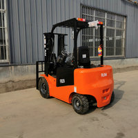 Nouveau chariot élévateur électrique RUM FB20 de 2,0 tonnes avec chargeur de batterie au plomb-acide, mât à trois étages, déplaceur latéral hydraulique et pneus pneumatiques