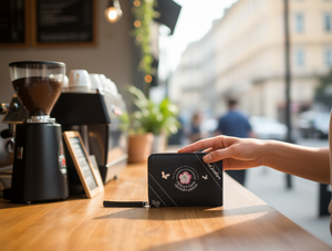 Portafoglio da Donna a Scomparto Singolo, Piccolo, in Microfibra Sintetica con Chiusura a Zip, per Uso Quotidiano - Product Image 2