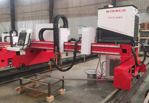 เครื่องตัดโลหะแบบโครงสร้างเหล็กชนิดงานหนัก รุ่น Industrial Gantry CNC Plasma Oxy-Fuel Dual Cutter 3060 4060 สำหรับตัดแผ่นโลหะ - Product Image 3