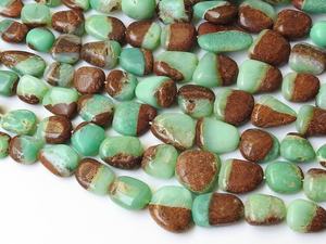 Crisoprasa Bio Color, Pepitas Lisas Pulimentadas, Suministros al por Mayor de Gemas y Cuentas PME, Piedra Natural, Hilo de 14 Pulgadas, 18x15 a 10x6 mm, 0.35 mm - Product Image 3