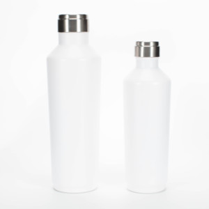 Spot Wholesale 304 Botella de agua para acampar de acero inoxidable personalizada con tapas para exteriores con salida de fábrica - Product Image 1