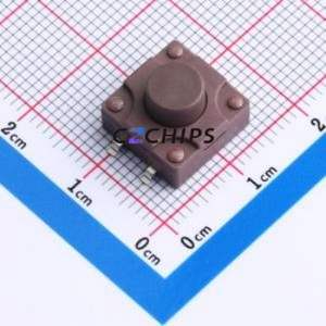 TSX12311-085D531DH-R0400 Tactile Switch SMD-4P,11.7x11.5mm Switch Single Pole Single Throw Round Button 2.8N 11.7mm - Product Image 1