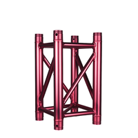 Structure de scène en treillis carré en alliage d'aluminium antirouille, capacité de charge 500 kg, installation rapide, pour événements extérieurs et cabines DJ