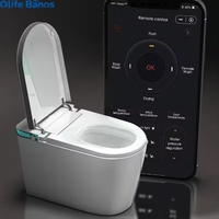 Olife Banos Chaozhou Articles sanitaires Offre Spéciale automatiques Bol en céramique Noir Salle de bain Wc Intelligent Smart Bidet Toilette