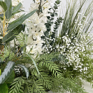 DKB usine gros allée fleurs haute qualité décoration <span class=keywords><strong>de</strong></span> mariage fleurs <span class=keywords><strong>de</strong></span> mariage en soie allée verte <span class=keywords><strong>prairie</strong></span> - Product Image 6