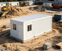 Finestra di Sicurezza Prefabbricata per Casa in Pannelli Sandwich, per Uffici, Cantieri, Dormitori, Magazzini - Design Portatile e Smontabile