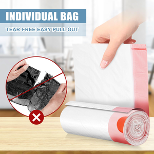 Yc Bán Buôn Tùy Chỉnh Thiết Kế Túi Rác Nhiệm Vụ Nặng Nề 4 13 Gallon Lớn Nhựa Có Thể Thùng Rác Túi Cuộn Dây Kéo Thùng Rác Túi - Product Image 4