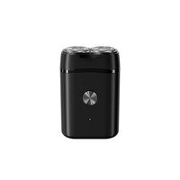 Mini rasoir électrique rotatif portable à double lame pour le corps, le bikini, le visage, utilisation en camping-car, hôtel, voyage