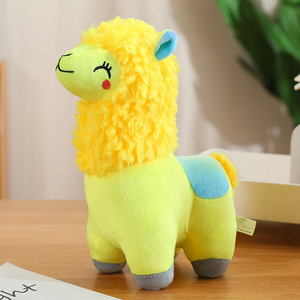 Peluche d'alpaga colorée personnalisée, adorable jouet en peluche pour enfants, <span class=keywords><strong>poupée</strong></span> en peluche douce pour cadeaux et décoration intérieure - Product Image 2