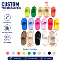Sandales colorées tendance pour femmes, logo personnalisé, EVA, confortables, durables, légères, douces, antidérapantes