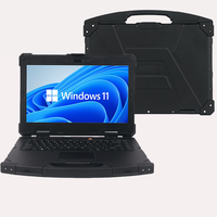 Laptop Industriale Robusto Antiurto con AI, Intel Windows 11 Pro, 14 Pollici, Impermeabile, Display ad Alta Definizione per Edilizia