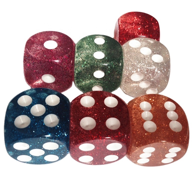 High quality dice multi-purpose entertainment game colorful six dice
