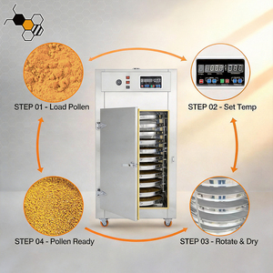 Séchoir rotatif à pollen haute capacité 20-30 kg, 10 plateaux, déshydrateur de pollen d'abeille pour apiculture, ferme, apière - Product Image 5