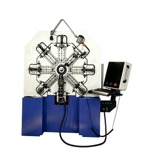Máquina de bobinado de resortes sin levas ni brazos oscilantes, con accionamiento multi-servo independiente, para alambres de diámetro 0.2-10.0mm y detección de precisión - Product Image 1