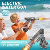 Nouveau pistolet à eau électrique Gluck V2 amélioré, jouets lumineux, silencieux lumineux, pistolet à eau automatique, jouets d'extérieur pour l'été
