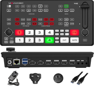 Oferta Especial: Mezclador de Video Movmagic M4E + Cámaras PTZ <span class=keywords><strong>MC2</strong></span>-<span class=keywords><strong>E</strong></span> con Entrada HD 1080P para Transmisión en Vivo - Product Image 3