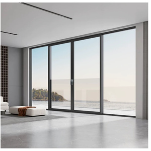 Fenêtres coulissantes en aluminium, porte-fenêtre, verre trempé, insonorisées, robustes, <span class=keywords><strong>sur</strong></span> <span class=keywords><strong>mesure</strong></span> - Product Image 3