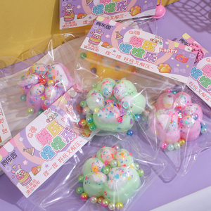 2025 New Sensory Toys for Autistic Children Latex Silicone Design Stress Relief Fufu <b>Squishy</b> <b>Cat</b> Paw Mochi Taba <b>Squishy</b> Toy - Product Image 6