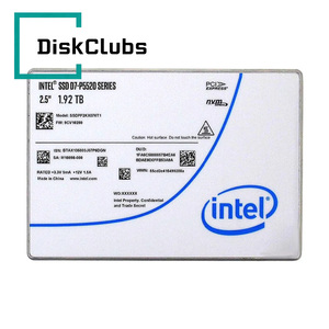 Unidad de Estado Sólido Empresarial Intel D7-P5520 de 1.92 TB/7.68 TB U.2 PCIe 4.0 x4 NVMe 144L TLC 1 DWPD para Servidor - Product Image 1