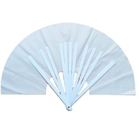 Éventail de danse chinois personnalisé de 33 cm, grand, pliable, imperméable, pour mariage et cérémonie de remise des diplômes