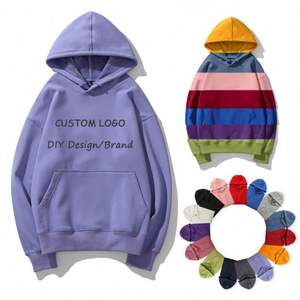 Sudaderas con Capucha Lisas de Poliéster para Hombre, Personalizadas con Logotipo, Venta al Por Mayor de Fábrica 2026, para Impresión - Product Image 1