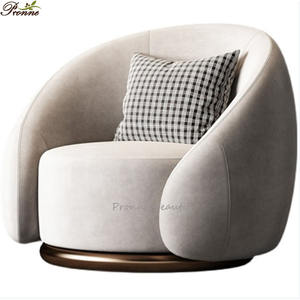 Ghế sofa thư giãn xoay kiểu Bắc Âu sang trọng, thiết kế độc đáo, dành cho salon làm đẹp Trung Quốc - Product Image 1