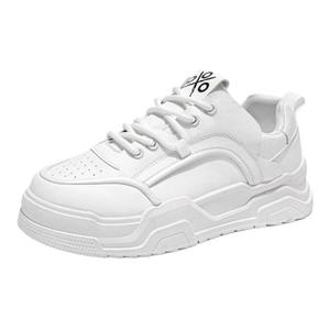 2025 Spring Men's <b>Height</b> <b>Increasing</b> Breathable White Sneakers Trendy Versatile Thick-Soled Running Sports Casual Board Dad <b>Shoes</b> - Product Image 5
