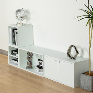 Design moderno multiuso combinazione libera cubo scaffali di stoccaggio contemporanea soggiorno librerie - Product Image 5