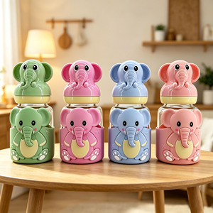 Biberons <span class=keywords><strong>en</strong></span> <span class=keywords><strong>verre</strong></span> personnalisés de 80 ml, <span class=keywords><strong>nouveau</strong></span> modèle, sans BPA, col standard, pour bébés de 0 à 24 mois, vente <span class=keywords><strong>en</strong></span> gros usine - Product Image 1