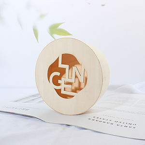 Scatola di legno rotonda scatola di formaggio in legno scatola di caramelle paglia di legno direttamente in vendita - Product Image 3