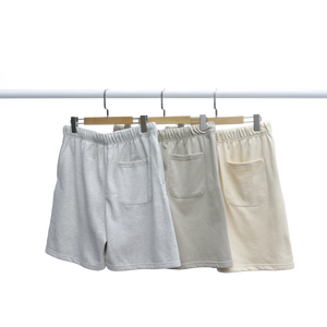 Shorts de sport pour adultes 380gsm de haute qualité 69% coton31% polyester garçons shorts vierges d'été logo personnalisé conception personnalisée - Product Image 4