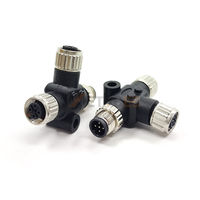 Kit de connecteurs NMEA 2000 M12 5 broches mâle/femelle, résistance d'atténuation CAN, répartiteur en T 90 degrés, adaptateur micro-C de qualité marine
