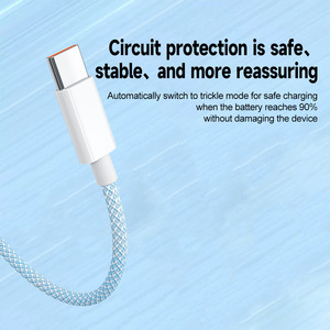 PD 60W C a C <span class=keywords><strong>Cable</strong></span> de carga <span class=keywords><strong>Usb</strong></span> tipo C <span class=keywords><strong>Cable</strong></span> Nylon trenzado 3A Carga rápida para carga de teléfono móvil - Product Image 5