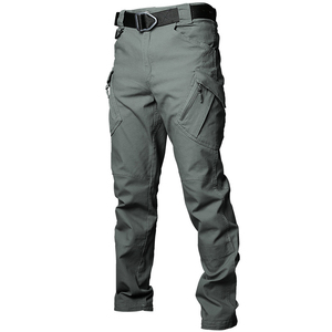 <span class=keywords><strong>Pantaloni</strong></span> da combattimento tattici da uomo impermeabili color oliva Multi-tasche <span class=keywords><strong>pantaloni</strong></span> <span class=keywords><strong>pantaloni</strong></span> Casual <span class=keywords><strong>cargo</strong></span> intrecciati davanti piatto per l'escursionismo - Product Image 6