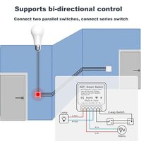 Interrupteur intelligent miniature Touchmi en gros, relais, Tuya Smart Life, bricolage, WiFi, lumière, module d'interrupteur intelligent miniature