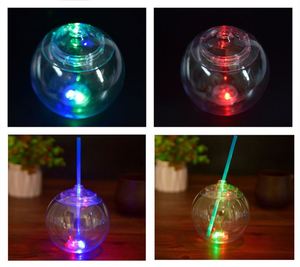 Custom Wholesales 720 Ml Led Glitter Light Ball Shape Yard Drinks <b>Cups</b> Christmas <b>Halloween</b> Plastic Water <b>Cup</b> for Bar - Product Image 6