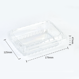 Tùy chỉnh cấp thực phẩm Pet nhựa dùng một lần 1lb/1,5lb/2lb dâu tây container punnet Blueberry vỏ sò bao bì hộp - Product Image 2